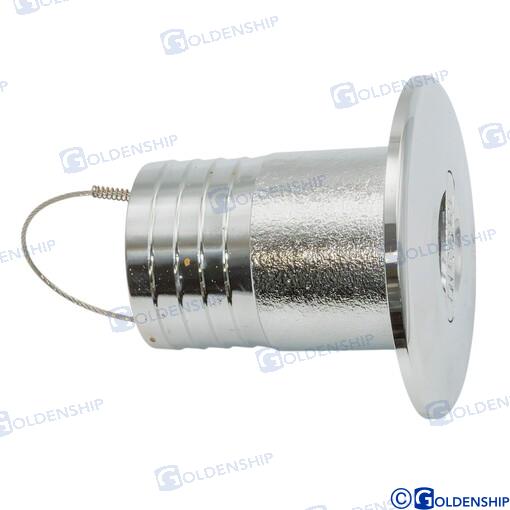 Toma Cubierta "diesel" 50MM Lat.cromado Goldenship