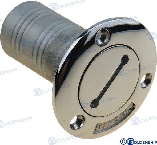 Toma Cubierta Inox 38MM Diesel Goldenship