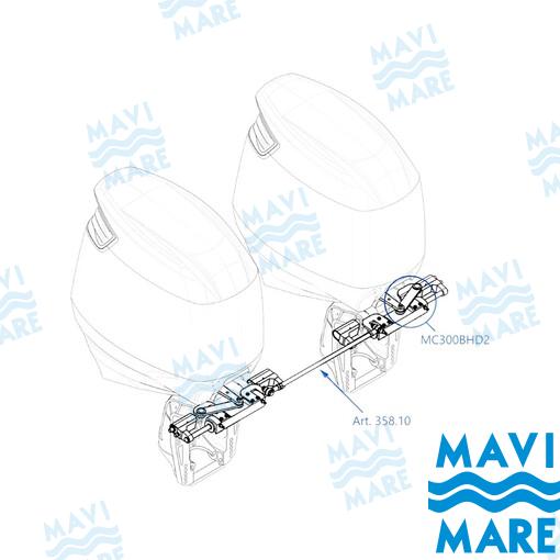 Barra Acoplamiento MC300HD/BHD Mavi Mare