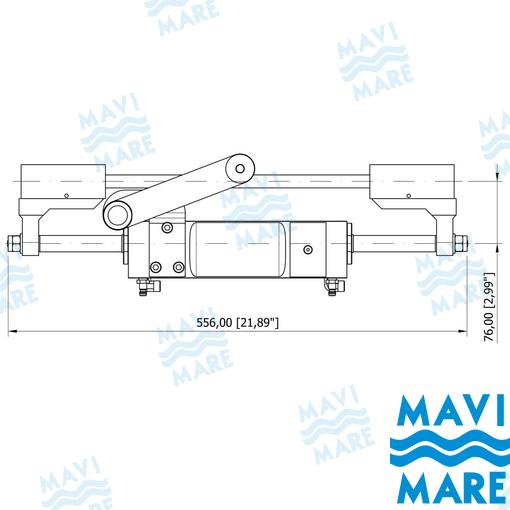 Cilindro Dir. Hidr. GS41059 Mavi Mare MC350HD