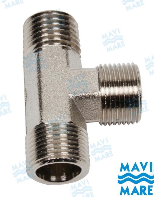 Racord T 1/4 Npt -9/16 Para MBY4 (2) Mavi Mare