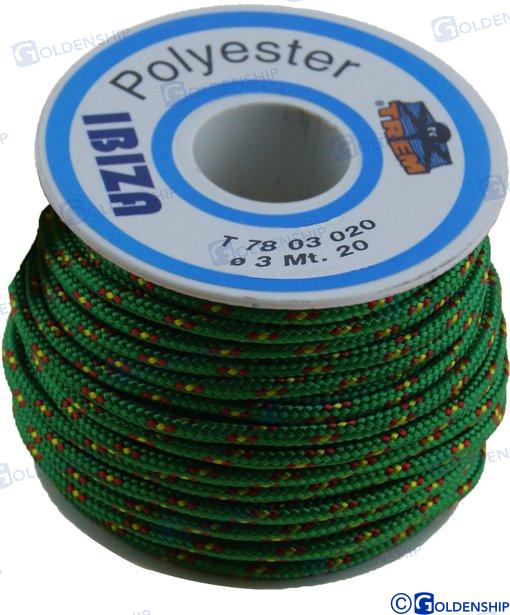 Carrete "ibiza" 3 Mm Verde Goldenship