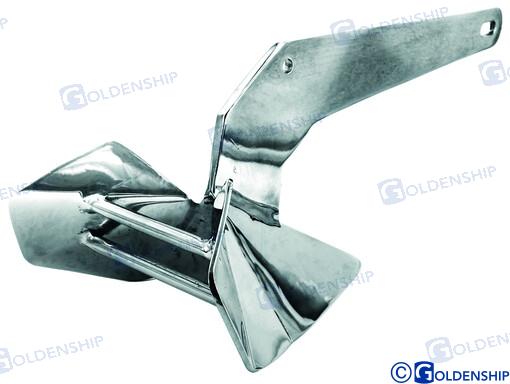 Ancla Tipo "delta" 10 Kg. Galvanizada Goldenship