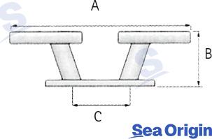 Bita Inox 200 Mm Sea Origin