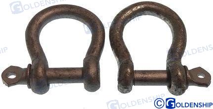 Grillete Galv. Lira 8mm (2) Goldenship