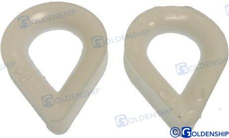 Guardacabos Nylon 6mm (2) Goldenship