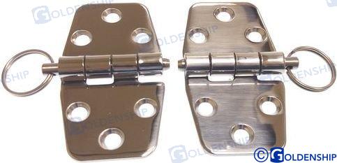 Bisagra Inox Desmontable 72X38.5 Mm (2) Goldenship