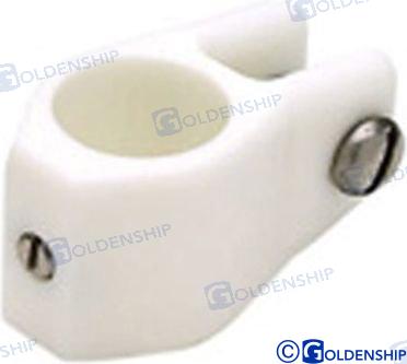 Abrazadera Toldo Nylon Blanco 19 Mm (2) Goldenship