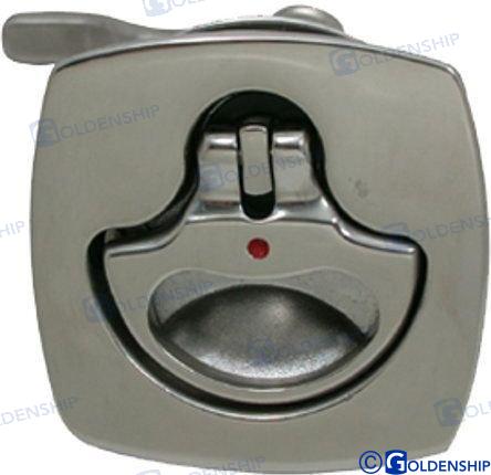 Tirador Inox Cuadrado C/llave 63X63 Goldenship