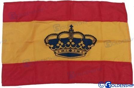 Bandera Española 40X60 C/corona Goldenship