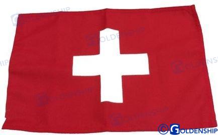 Bandera Suiza 20X30 Goldenship