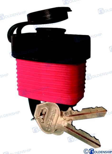 Candado C/funda Goldenship