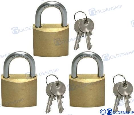 Candado Marino 30 Mm. (3) Goldenship