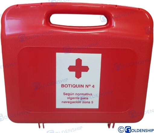 Botiquin Nº4 Basico 26*22*7 Goldenship