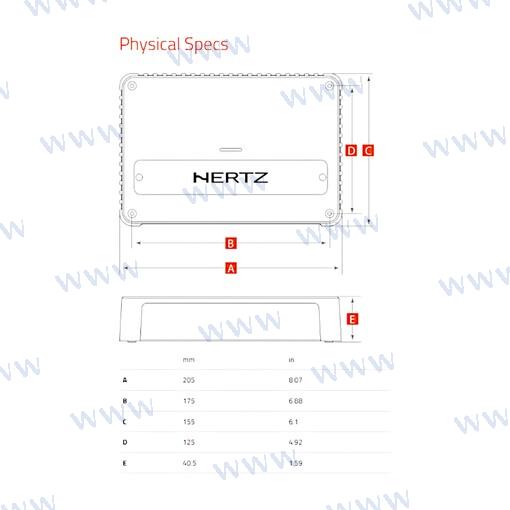 Hertz Venezia V4C 4 Ch Ampli 4x150W