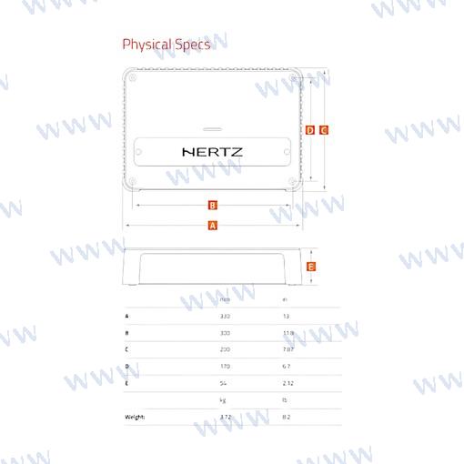 Hertz Venezia V5 5 Ch Ampli 4x220W+1x820