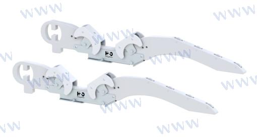 Anclaje Davit H2O - 158KG 10" Hard (2) Hurley