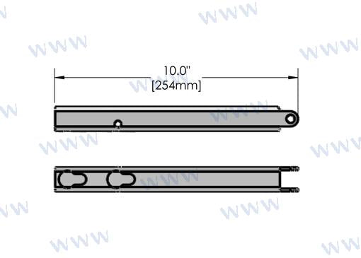 Anclaje Davit H2O - 158KG 10" Soft (2) Hurley