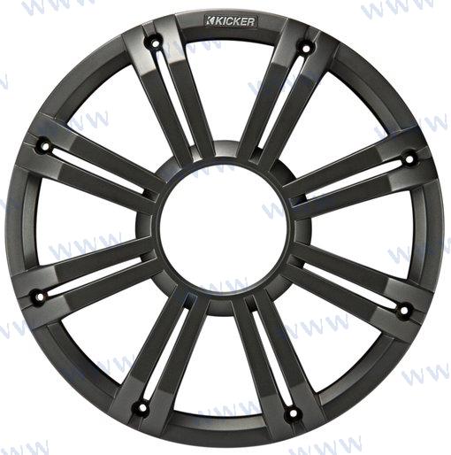 Rejilla 12" Para Subwoofer Led Carbon Kicker