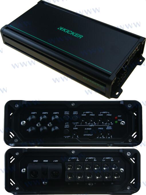 Amplificador 600W 6 Canales Kicker