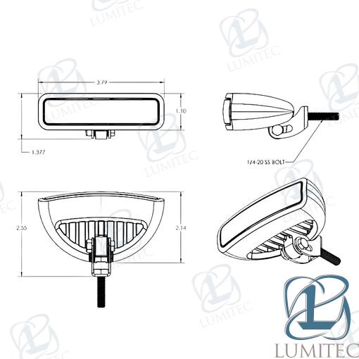 Luz CAPRERA3 Dimerizable Blanca/azul Lumitec