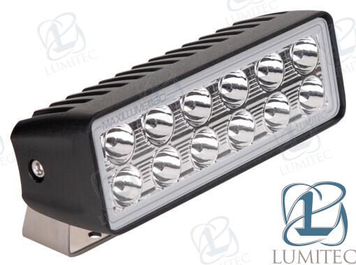 Luz Cubierta Maxillume H60 Negra Lumitec