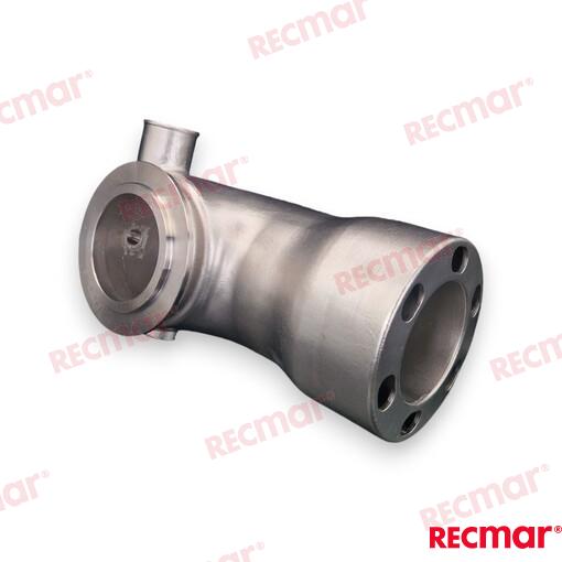 Codo Escape Inox Yanmar 119574-13530