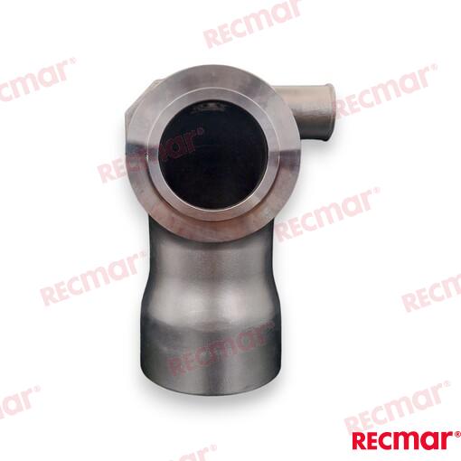 Codo Escape Inox Yanmar 119574-13530