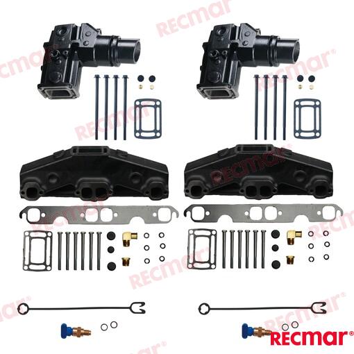 Kit Escape Volvo 1993+ GM305/350 V8 25.7 Recmar