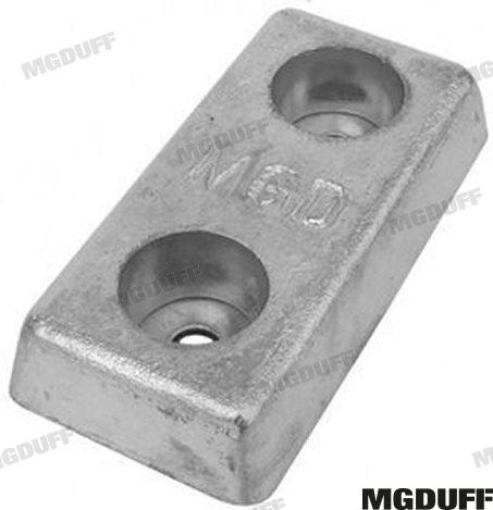 Anodo Placa Aluminio 1,9 Kg Mgduff