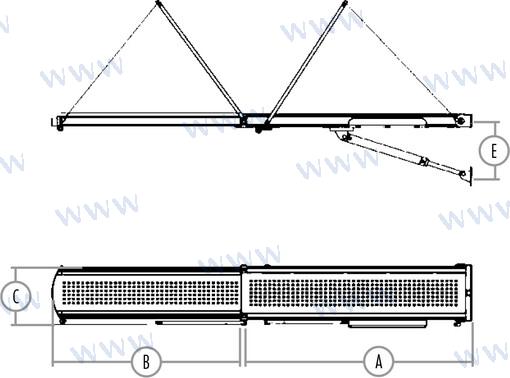 Pasarela Hidraulica Onyx 2700 Mm - 400 K Unik