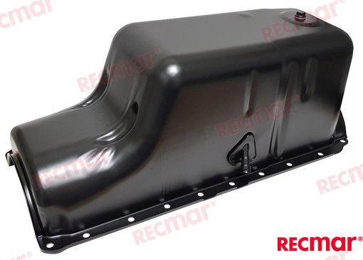 Oil Pan: Plastisol 8QT Bb 454GENEV OMC