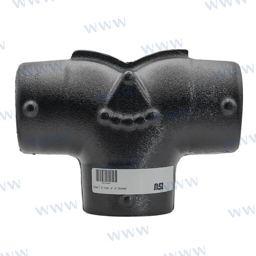 T Para Mang. Entrada 4" Salidas 4" MSI