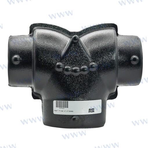 T Para Mang. Entrada 5" Salidas 4" MSI