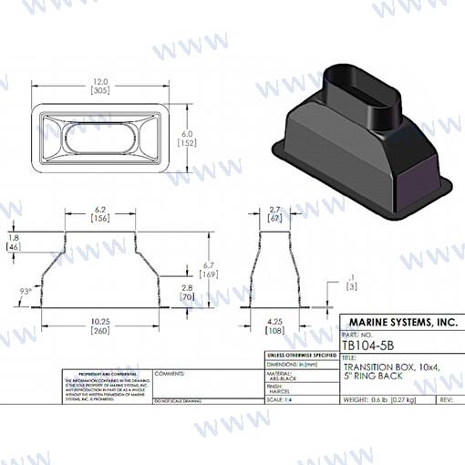 Plenum 10X4 Salidad Trasera 5" MSI