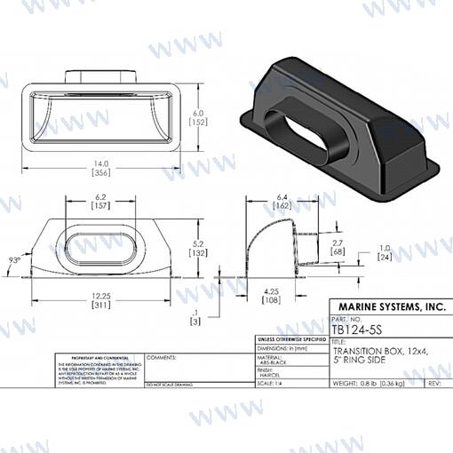 Plenum 12X4 Salidad Inferior 5" MSI