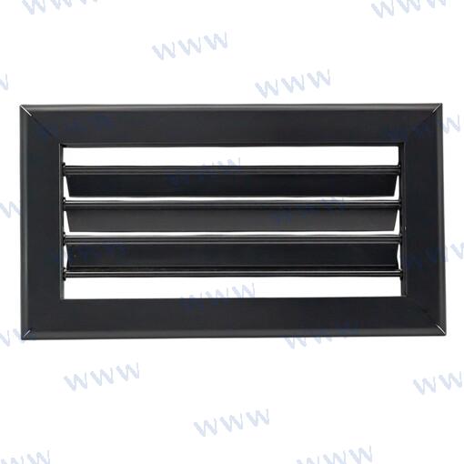 Rejilla Alu Negro Mate 12X4 MSI