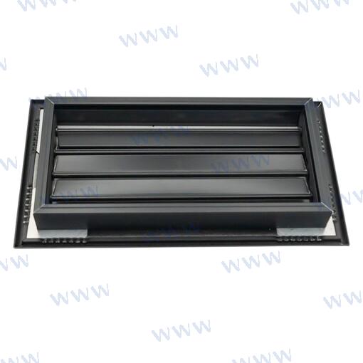Rejilla Alu Negro Mate 12X4 MSI