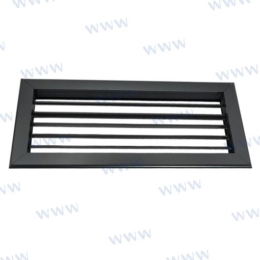 Rejilla Alu Negro Mate 12X5 MSI