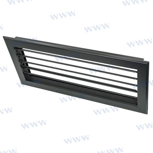 Rejilla Alu Negro Mate 12X5 MSI