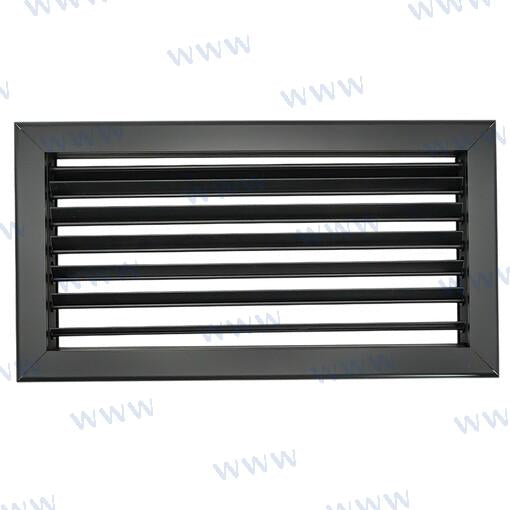 Rejilla Alu Negro Mate 12X6 MSI