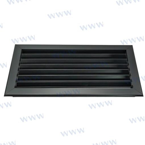 Rejilla Alu Negro Mate 12X6 MSI