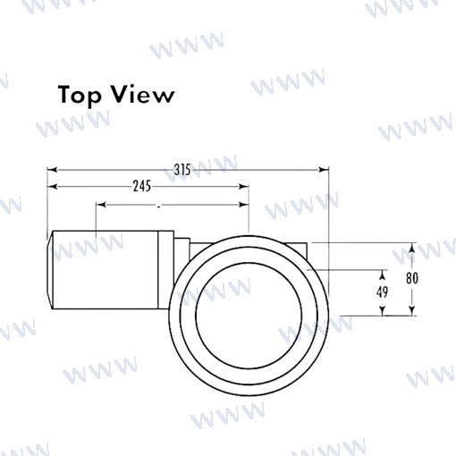 Molinete Muir Capstan VC850 12V