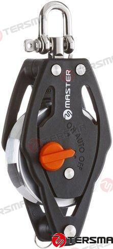 Polea Simple C/seguro Y Arraigo 40MM Tersma