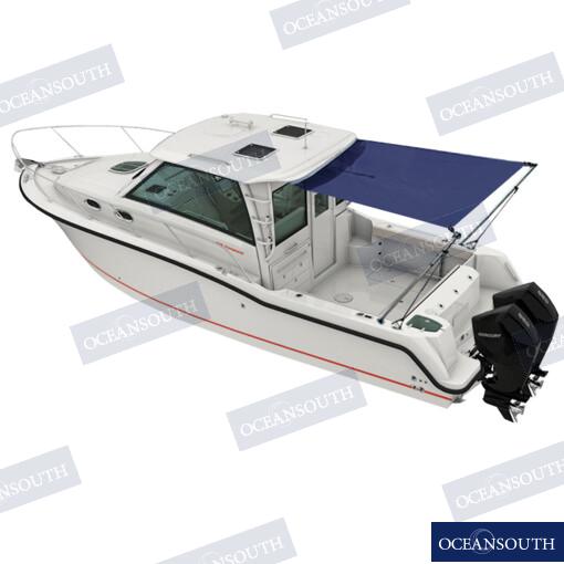 Toldo Extensible 3,2X2,6X2,3M Azul Oceansouth