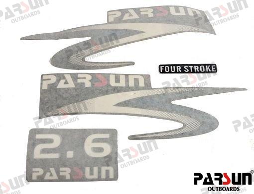 Top Cowling Sticker For 2.6HP Parsun
