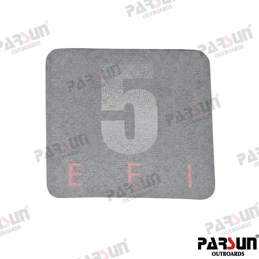 Top Cowling Sticker For 5HP Parsun