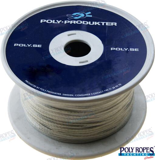 D100XTR 3MM. 0.9 T (100 M) Poly Ropes