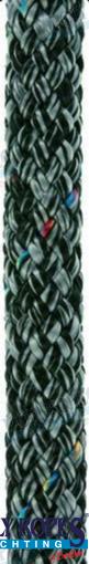 POLY-BRAID-32 12 Mm Gris/negro (85M) Poly Ropes