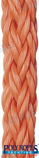Cabo Polietileno 8MM. Naranja (350 M) Poly Ropes
